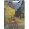Cafe Terrace at Night (Van Gogh 1888) Clipboard (Letter)