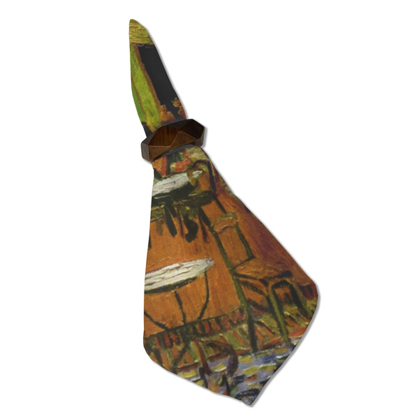 Cafe Terrace at Night (Van Gogh 1888) Cloth Napkins - Personalized Dinner (Folded in Ring) (MAIN)