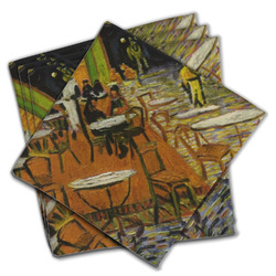 Cafe Terrace at Night (Van Gogh 1888) Cloth Dinner Napkins - Set of 4