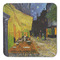 Cafe Terrace at Night (Van Gogh 1888) Coaster Set - FRONT (one)