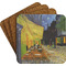 Cafe Terrace at Night (Van Gogh 1888) Coaster Set (Personalized)
