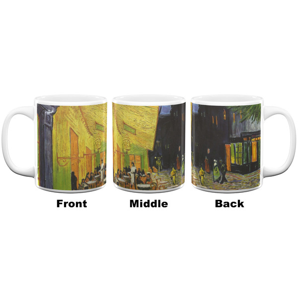 Cafe Terrace at Night (Van Gogh 1888) Coffee Mug - 11 oz - White APPROVAL