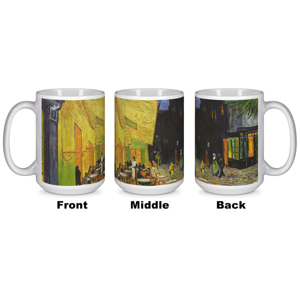 Cafe Terrace at Night (Van Gogh 1888) Coffee Mug - 15 oz - White APPROVAL