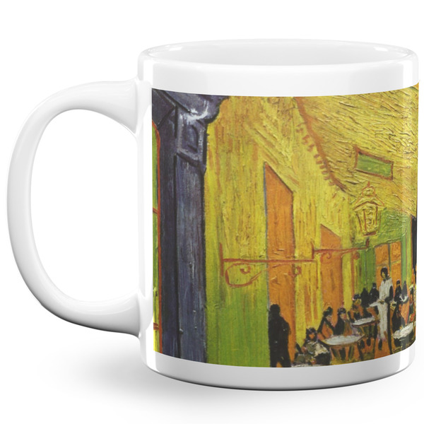 Custom Cafe Terrace at Night (Van Gogh 1888) 20 Oz Coffee Mug - White
