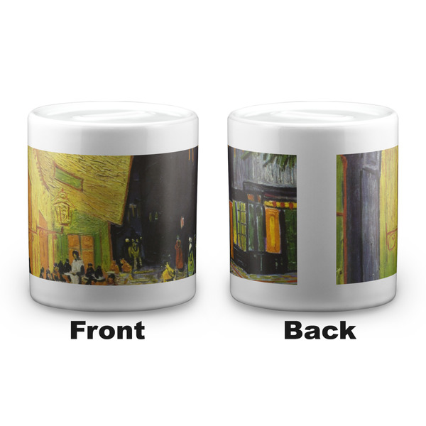 Cafe Terrace at Night (Van Gogh 1888) Coin Bank - Approval