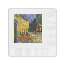 Cafe Terrace at Night (Van Gogh 1888) Coined Cocktail Napkins