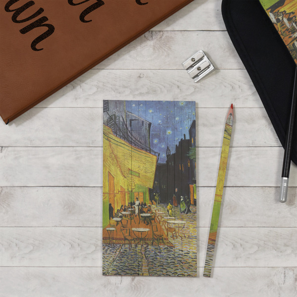 Cafe Terrace at Night (Van Gogh 1888) Colored Pencils - In Context