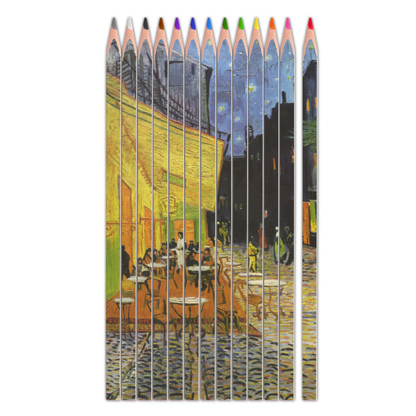 Custom Cafe Terrace at Night (Van Gogh 1888) Colored Pencils