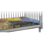 Cafe Terrace at Night (Van Gogh 1888) Crib Fitted Sheet