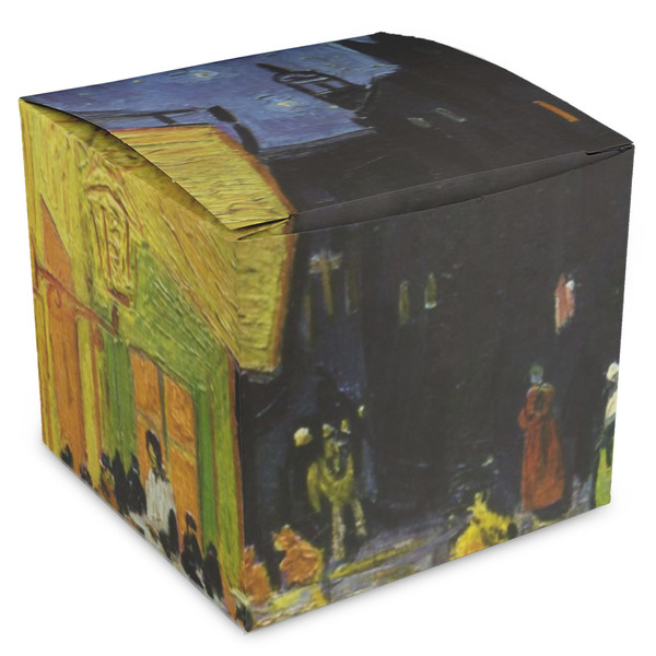 Custom Cafe Terrace at Night (Van Gogh 1888) Cube Favor Box