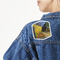 Cafe Terrace at Night (Van Gogh 1888) Twill Iron On Patch - Custom Shape
