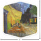 Cafe Terrace at Night (Van Gogh 1888) Custom Shape Iron On Patches - L Patch w/ Measurements