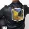 Cafe Terrace at Night (Van Gogh 1888) Custom Shape Iron On Patches - XXXL - Single - Approval
