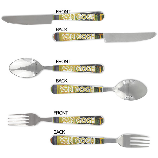 Cafe Terrace at Night (Van Gogh 1888) Cutlery Set - APPROVAL