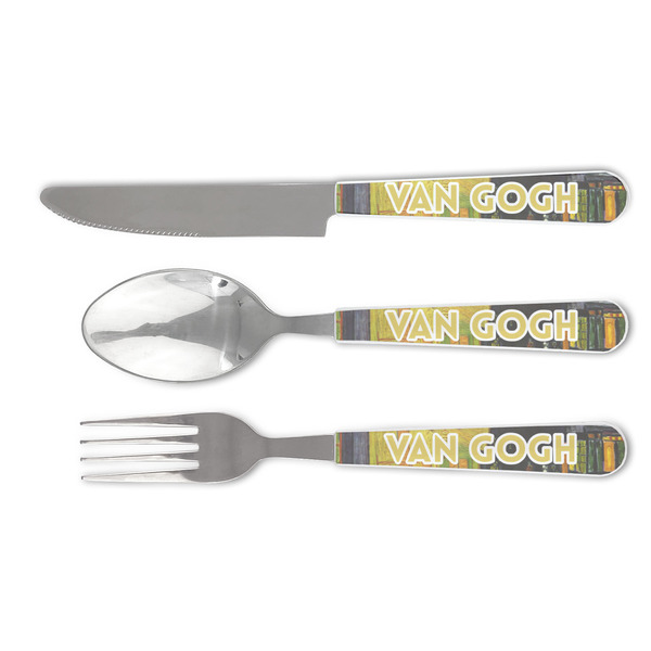 Custom Cafe Terrace at Night (Van Gogh 1888) Cutlery Set