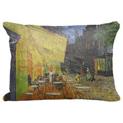 Cafe Terrace at Night (Van Gogh 1888) Decorative Baby Pillowcase - 16"x12"