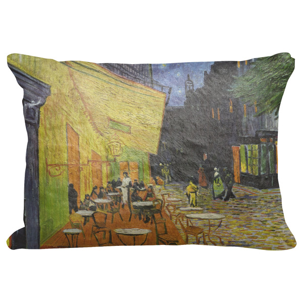 Custom Cafe Terrace at Night (Van Gogh 1888) Decorative Baby Pillowcase - 16"x12"