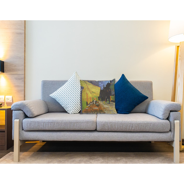 Cafe Terrace at Night (Van Gogh 1888) Decorative Pillow Case - LIFESTYLE