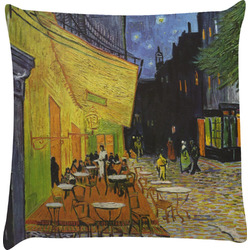 Cafe Terrace at Night (Van Gogh 1888) Decorative Pillow Case