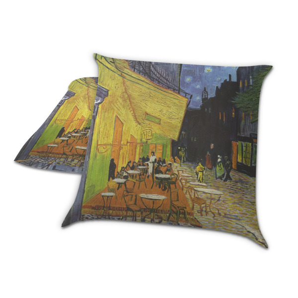 Cafe Terrace at Night (Van Gogh 1888) Decorative Pillow Case - TWO