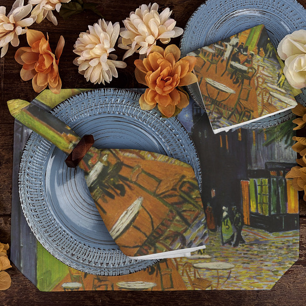 Cafe Terrace at Night (Van Gogh 1888) Dining Set