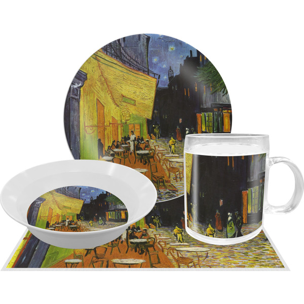 Cafe Terrace at Night (Van Gogh 1888) Dinner Set - 4pc