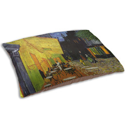 Cafe Terrace at Night (Van Gogh 1888) Indoor Dog Bed - Small