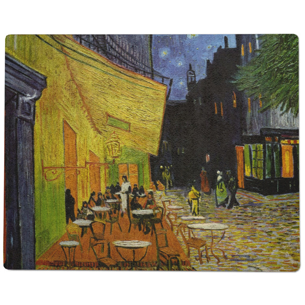 Cafe Terrace at Night (Van Gogh 1888) Dog Food Mat - Large without Bowls