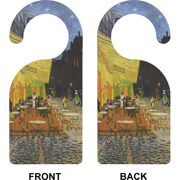 Cafe Terrace at Night (Van Gogh 1888) Door Hanger (Approval)