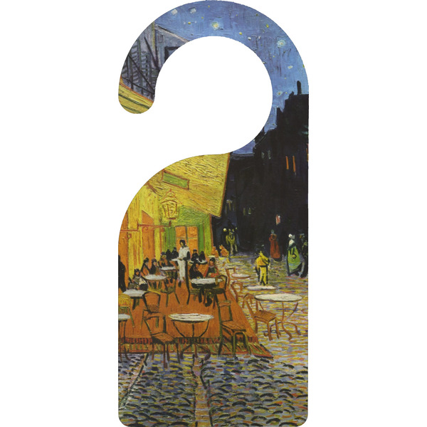 Custom Cafe Terrace at Night (Van Gogh 1888) Door Hanger