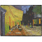 Cafe Terrace at Night (Van Gogh 1888) Door Mat - 24"x18"