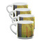 Cafe Terrace at Night (Van Gogh 1888) Double Shot Espresso Mugs - Set of 4 Front