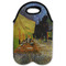 Cafe Terrace at Night (Van Gogh 1888) Double Wine Tote - Flat