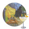 Cafe Terrace at Night (Van Gogh 1888) Drink Topper - Large - Single with Drink