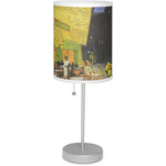 Cafe Terrace at Night (Van Gogh 1888) 7" Drum Lamp with Shade Polyester
