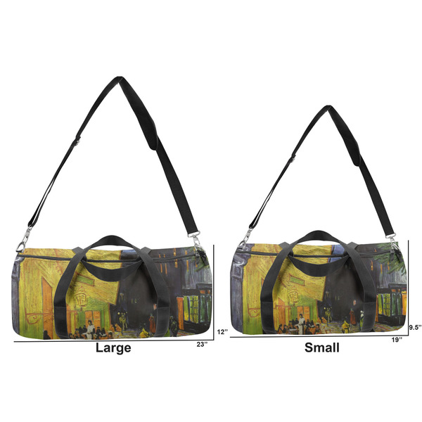 Cafe Terrace at Night (Van Gogh 1888) Duffle Bag Small and Large