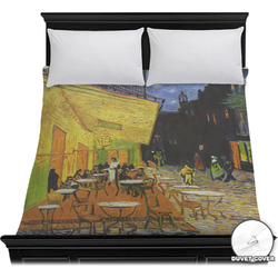 Cafe Terrace at Night (Van Gogh 1888) Duvet Cover - Full / Queen