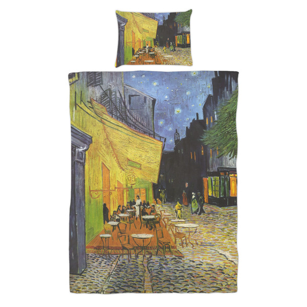 Cafe Terrace at Night (Van Gogh 1888) Duvet Cover Set - Twin - Alt Approval