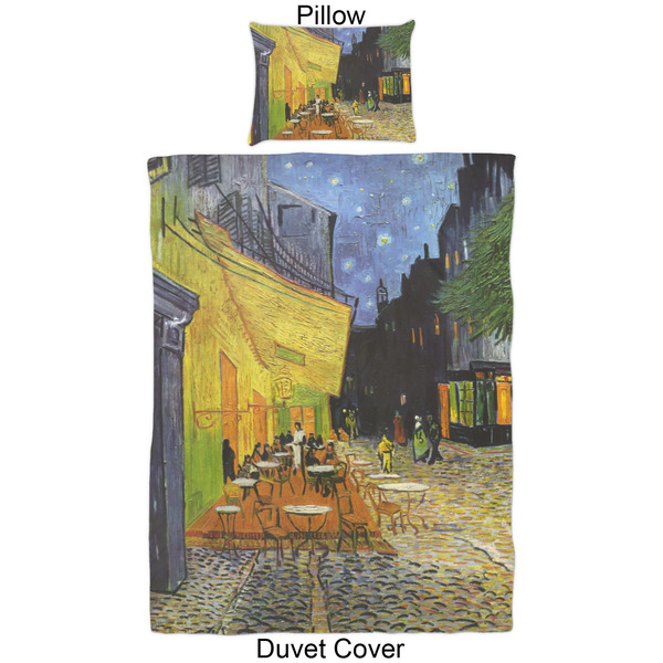 Cafe Terrace at Night (Van Gogh 1888) Duvet Cover Set - Twin - Approval