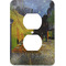 Cafe Terrace at Night (Van Gogh 1888) Electric Outlet Plate - Front