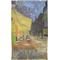 Cafe Terrace at Night (Van Gogh 1888) Finger Tip Towel - Full Print - Approval