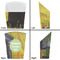 Cafe Terrace at Night (Van Gogh 1888) French Fry Favor Box - Front & Back View