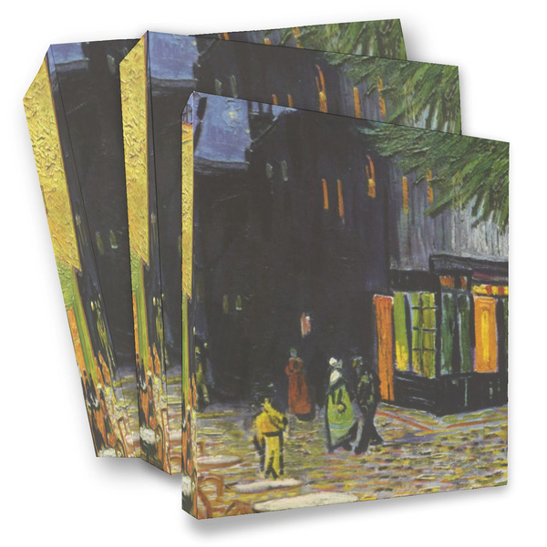Custom Cafe Terrace at Night (Van Gogh 1888) 3 Ring Binder - Full Wrap