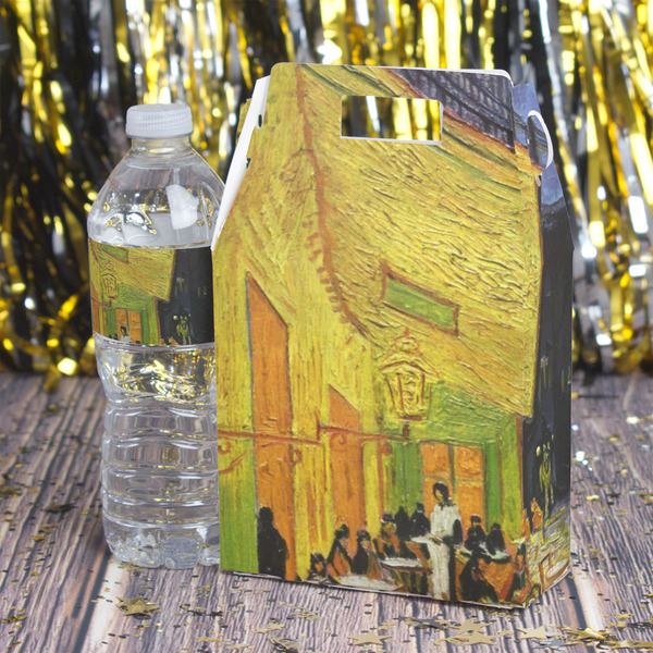 Cafe Terrace at Night (Van Gogh 1888) Gable Favor Box - In Context