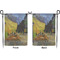Cafe Terrace at Night (Van Gogh 1888) Garden Flag - Double Sided Front and Back