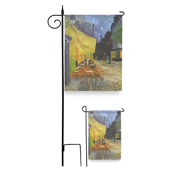 Cafe Terrace at Night (Van Gogh 1888) Garden Flag - PARENT/MAIN