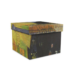 Cafe Terrace at Night (Van Gogh 1888) Gift Box with Lid - Canvas Wrapped - Medium