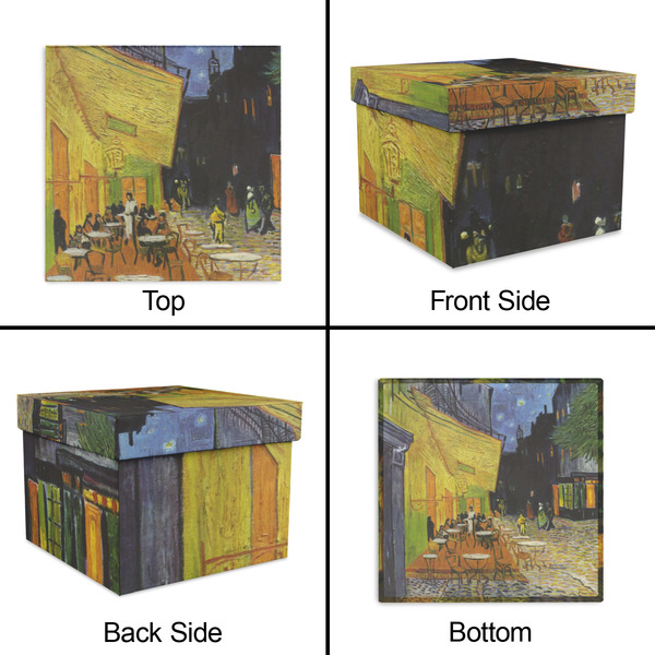 Cafe Terrace at Night (Van Gogh 1888) Gift Boxes with Lid - Canvas Wrapped - Small - Approval