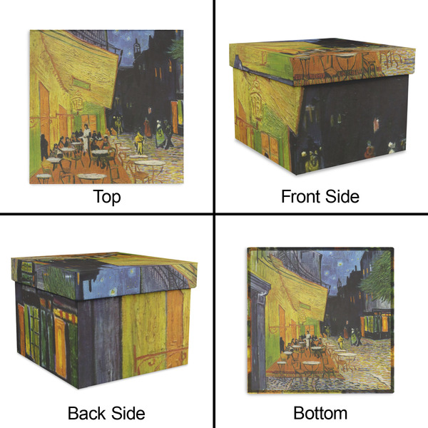 Cafe Terrace at Night (Van Gogh 1888) Gift Boxes with Lid - Canvas Wrapped - X-Large - Approval