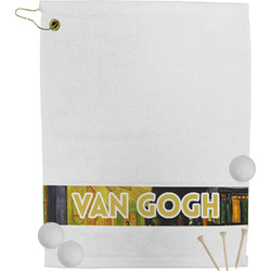 Cafe Terrace at Night (Van Gogh 1888) Golf Bag Towel